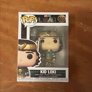 Funko Kid Loki Bobble-Head in Green and Gold